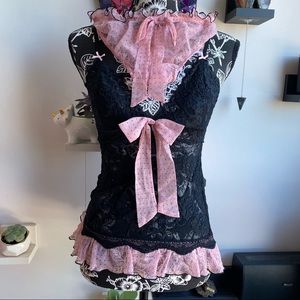 Victoria’s Secret Ruffle & Lace Cami Set